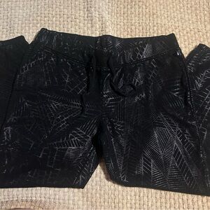 Fabletics Black Patterned Leggings